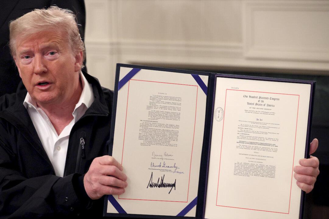 Trump Signs $8.3 Billion Coronavirus Bill