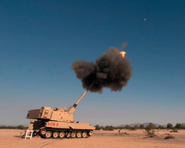 U.S. Army Yuma Proving Ground conducts developmental testing of multiple facets of the Extended Range Cannon Artillery project in Yuma, Ariz., on 18 Nov. 2018. (Lance Cpl. Katherine Cottingham/DoD)