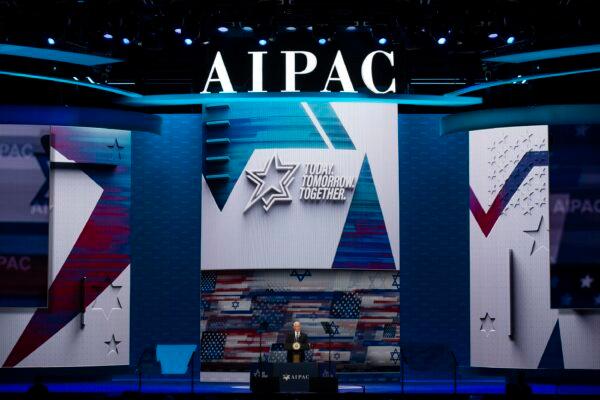 Vice President Mike Pence speaks at the the American Israel Public Affairs Committee (AIPAC) 2020 Conference on March 2, 2020 in Washington. (Alex Brandon/AP Photo)
