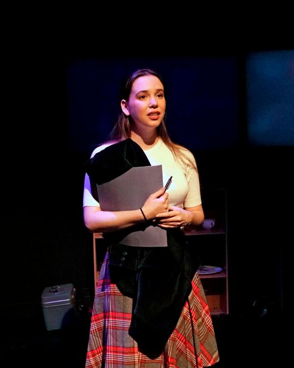 Julia Randall plays Lisette, Mr. Toole’s student, in “Mr. Toole.” (Ken Howard)