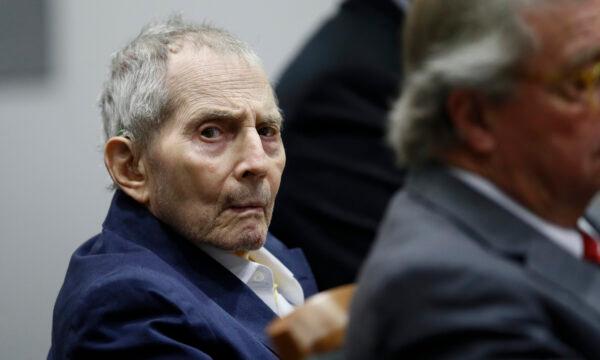 New York real estate scion Robert Durst appears in court in Los Angeles, Calif., on March 4, 2020. (Etienne Laurent/Getty Images)