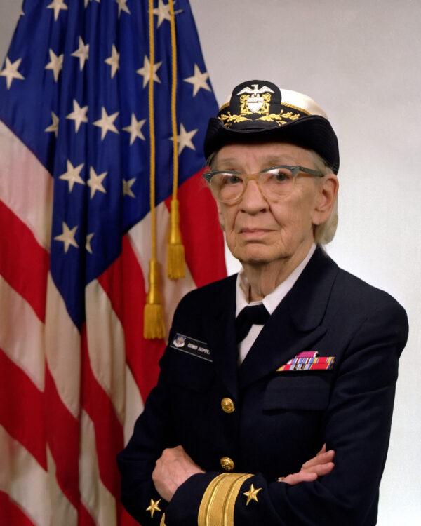 Rear Admiral "Amazing" Grace Hopper, U.S. Navy Reserve (retired, deceased).