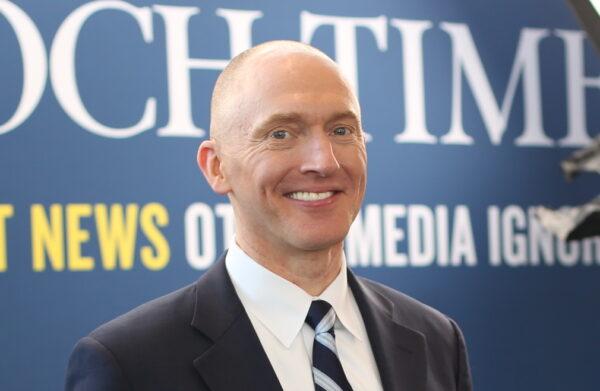 Former Trump campaign adviser Carter Page at the CPAC convention in National Harbor, Md., on Feb. 27, 2020. (Brendon Fallon/The Epoch Times)