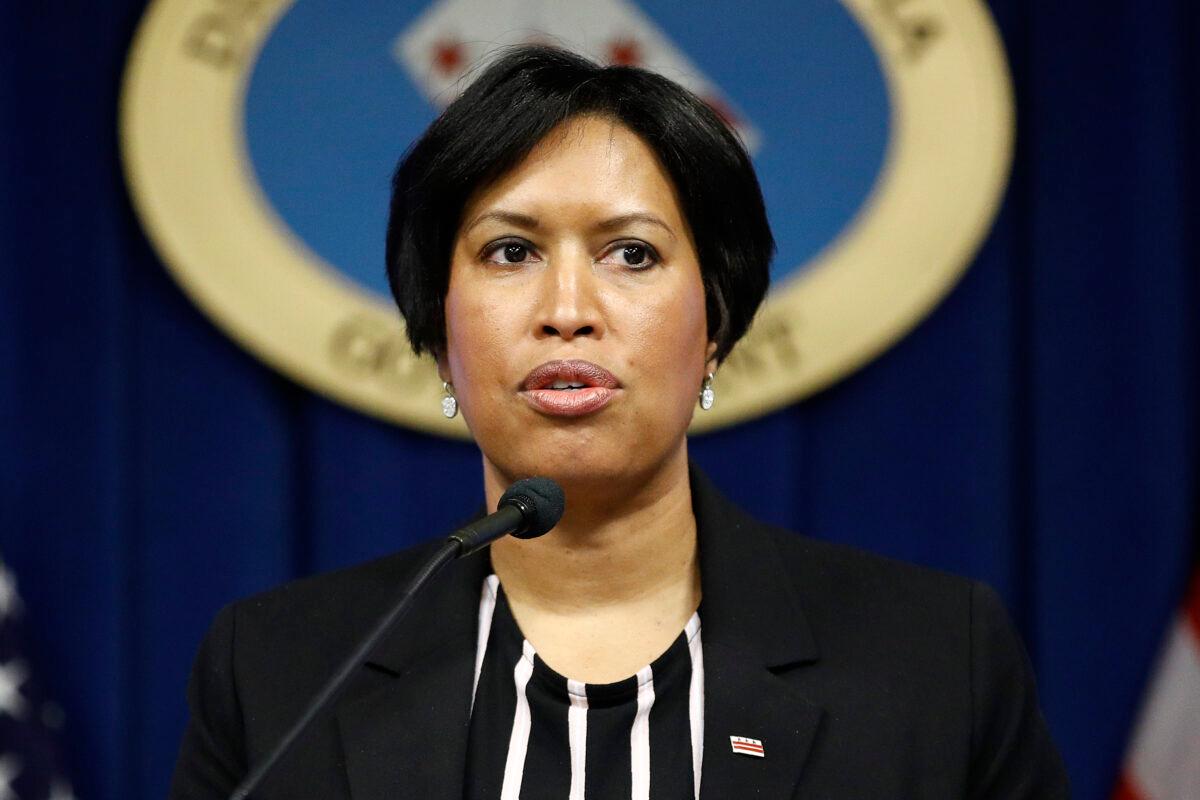 District of Columbia Mayor Muriel Bowser speaks at a news conference in Washington on March 7, 2020. (Patrick Semansky/AP Photo)
