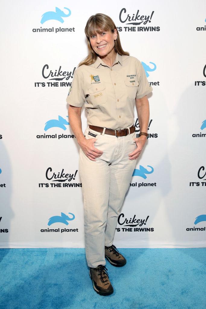 Terri Irwin attends as Animal Planet celebrates "Crikey! It's the Irwins" on Oct. 19, 2018, in New York City. (©Getty Images | <a href="https://www.gettyimages.com/detail/news-photo/terri-irwin-attends-as-animal-planet-celebrates-crikey-news-photo/1052554252">Monica Schipper</a>)