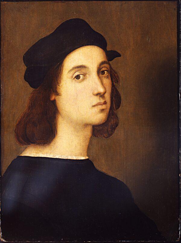 Self-portrait, 1506–1508, by Raphael. Oil on poplar panel. Gallery of statues and paintings at the Uffizi Galleries, in Florence, Italy. (Cabinet of the Uffizi Galleries/Courtesy of the Ministry of Heritage and Cultural Activities and Tourism)