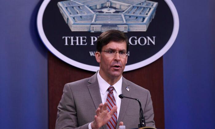 Esper Says CCP Needs to Be More ‘Forthright’ on COVID-19 Pandemic