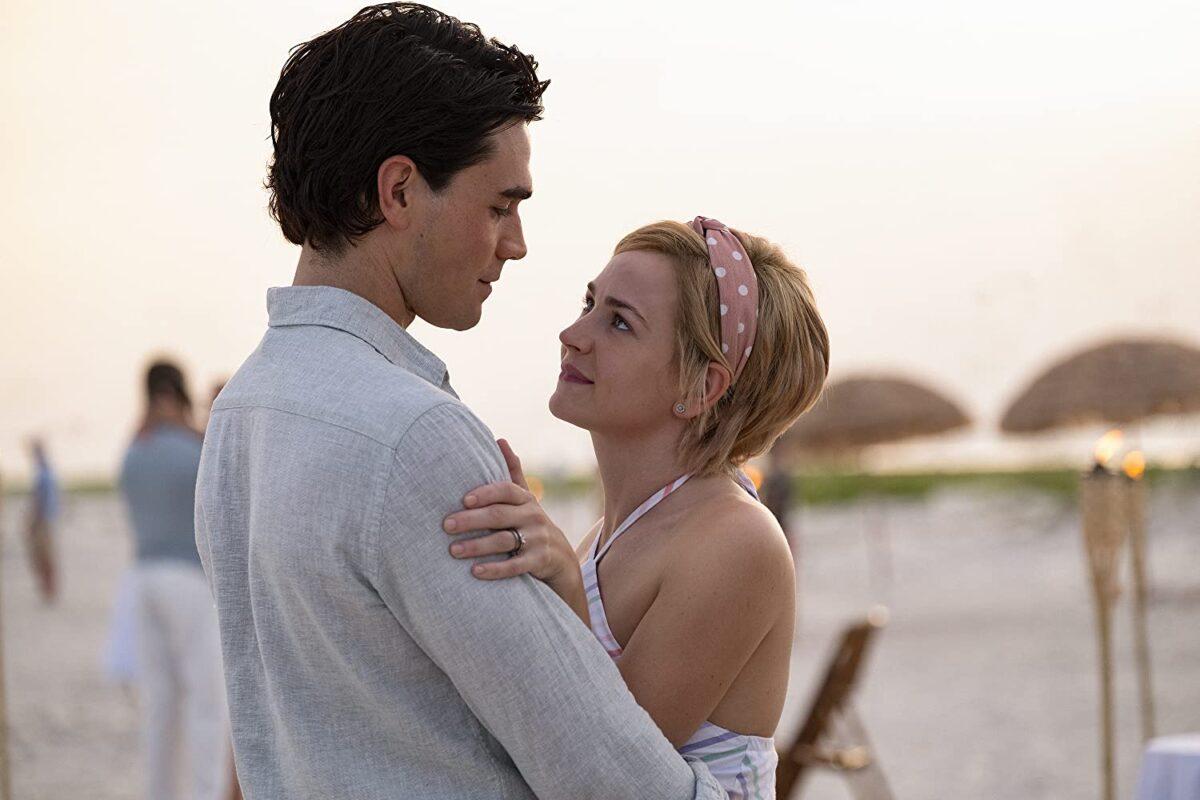 K.J. Apa and Britt Robertson play a married couple in “I Still Believe.” (Lionsgate)