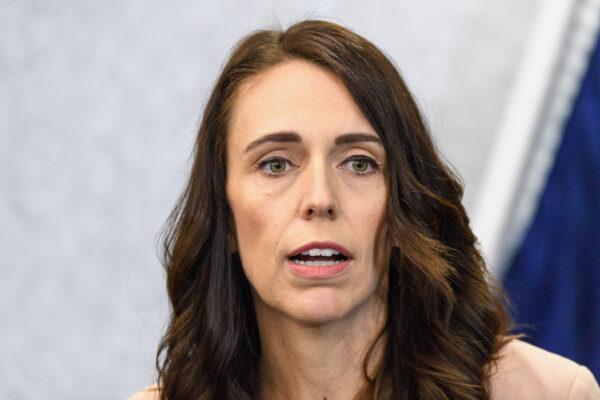 New Zealand Prime Minister Jacinda Ardern speaks to the media during a press conference at the Justice and Emergency Services precinct in Christchurch, New Zealand on March 13, 2020. (Kai Schwoerer/Getty Images)