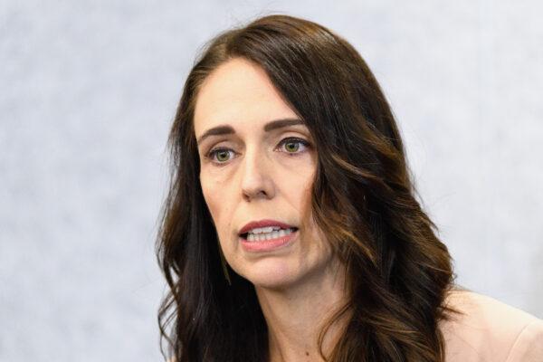 New Zealand Prime Minister Jacinda Ardern speaks to the media during a press conference at the Justice and Emergency Services precinct in Christchurch, New Zealand, on March 13, 2020. (Kai Schwoerer/Getty Images)