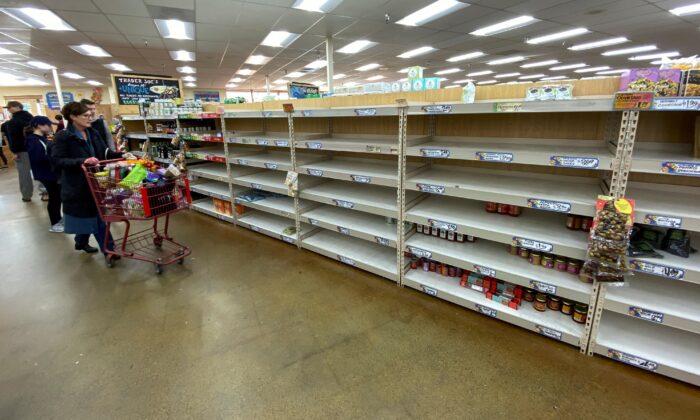 Grocery Stores Struggle to Keep Up Amid Coronavirus Outbreak