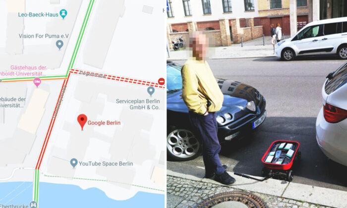 Man ‘Hacks’ Google Maps by Faking Traffic Jams With a Cart Full of 99 Smartphones