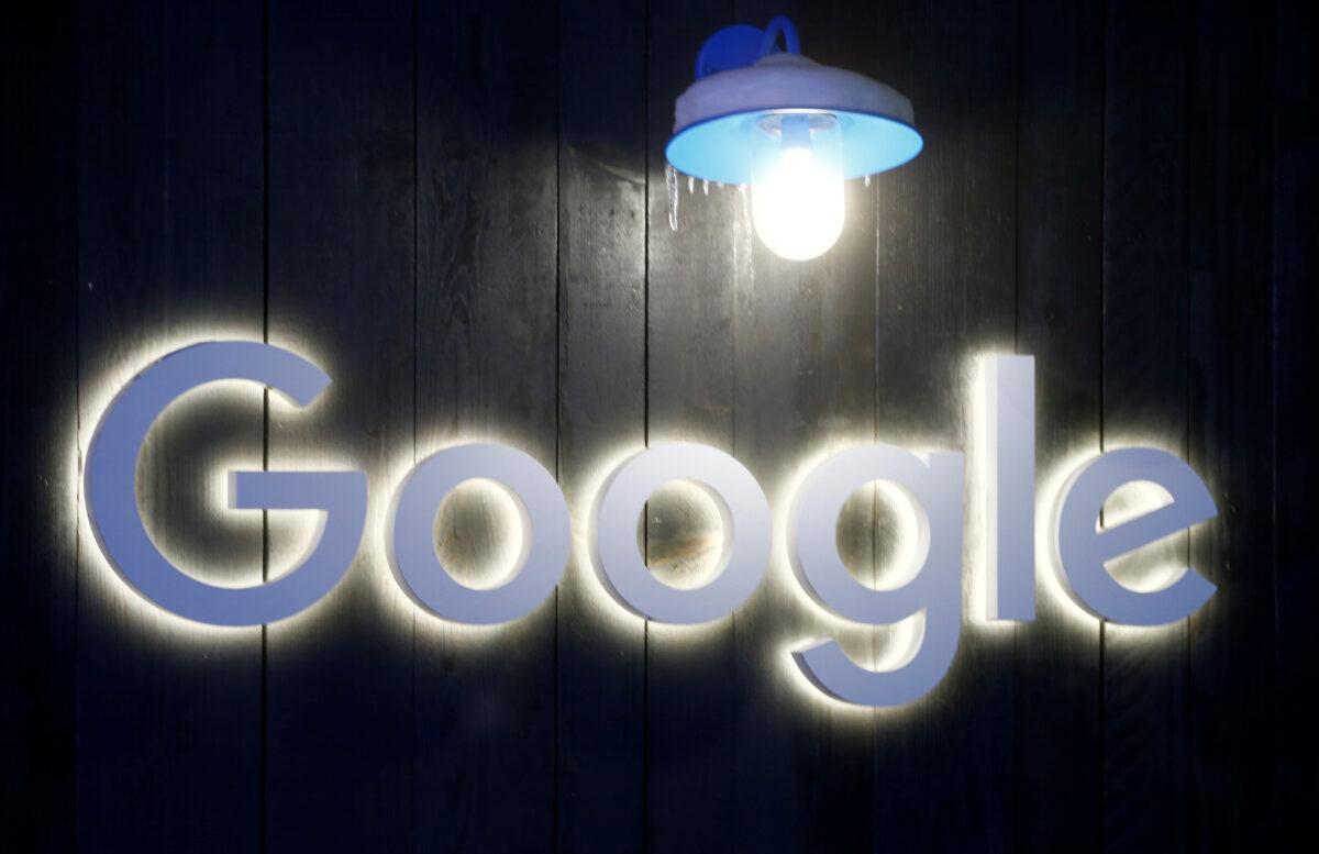 The logo of Google is seen in Davos, Switzerland on Jan. 20, 2020. (Arnd Wiegmann/Reuters)