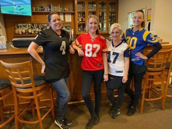 Rhonda Chavez (L), with her colleagues at The Butterfly Grille in Nipomo, Calif. (Courtesy of Rhonda Chavez)