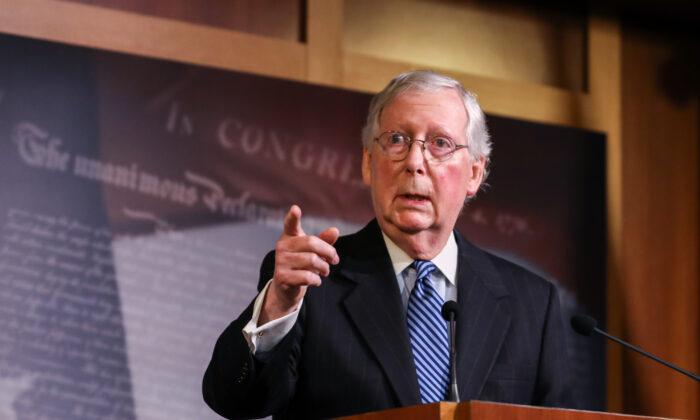 McConnell Expects 5th Relief Bill Talks ‘in the Next Month or So’