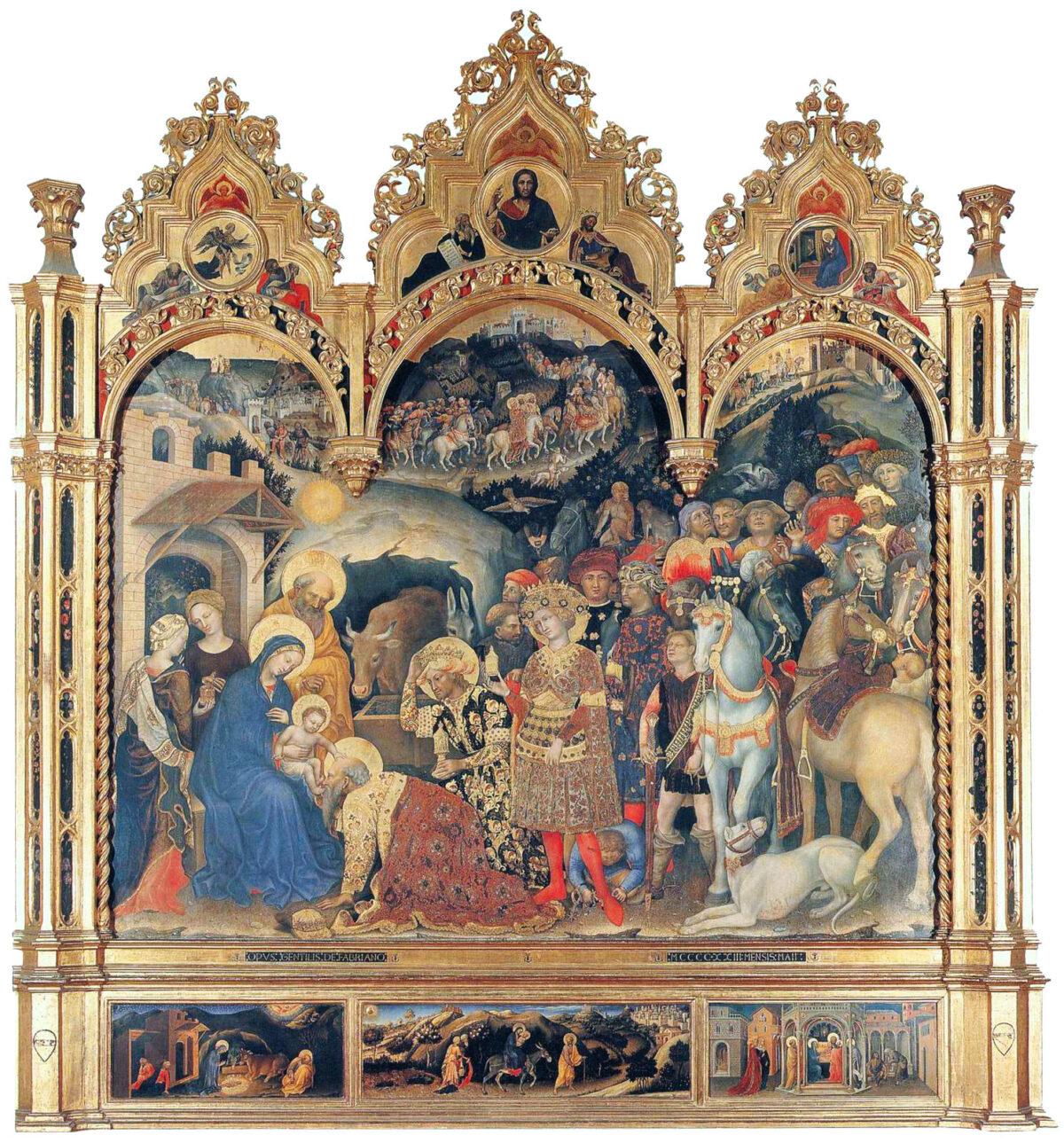“The Adoration of the Magi” by Gentile da Fabriano. (US-PD)