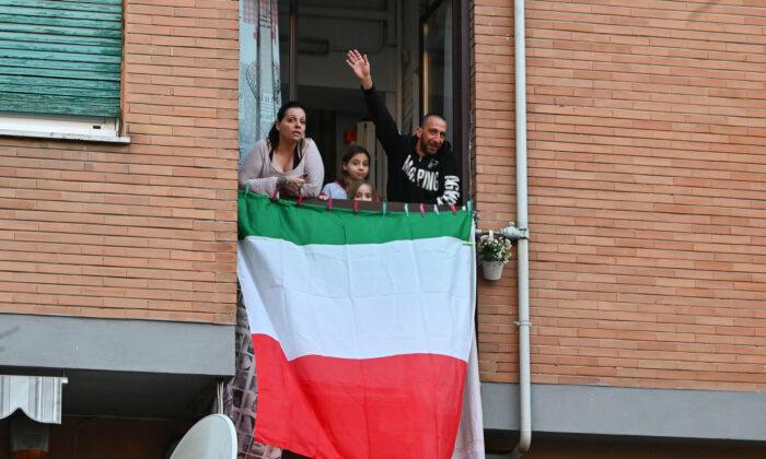 Italian Neighbors Lean Out of Their Windows to Sing Together During Coronavirus Lockdown
