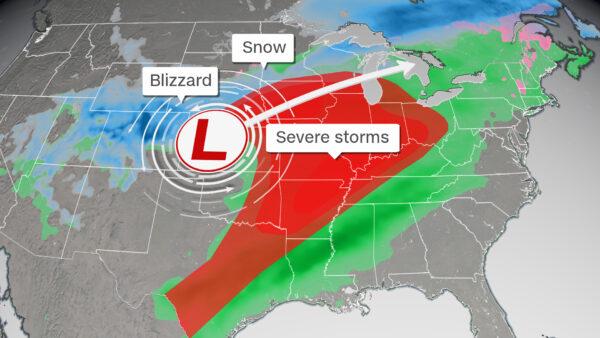 From intense storms to heavy rain and some snow, the first day of Spring will bring a massive storm that's felt from coast to coast. (CNN Weather)