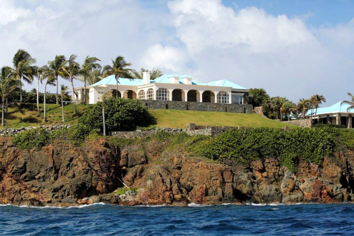 Little St. James Island, one of the properties of financier Jeffrey Epstein, near Charlotte Amalie, U.S. Virgin Islands, on Aug. 17, 2019. (Marco Bello/Reuters)