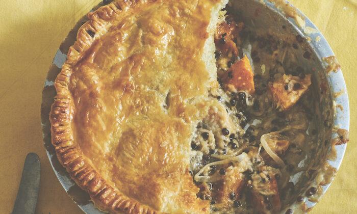 Lentil, Cheese, and Onion Puff Pie