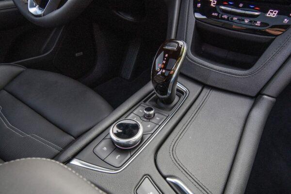 The gear selector. (Courtesy of Cadillac)