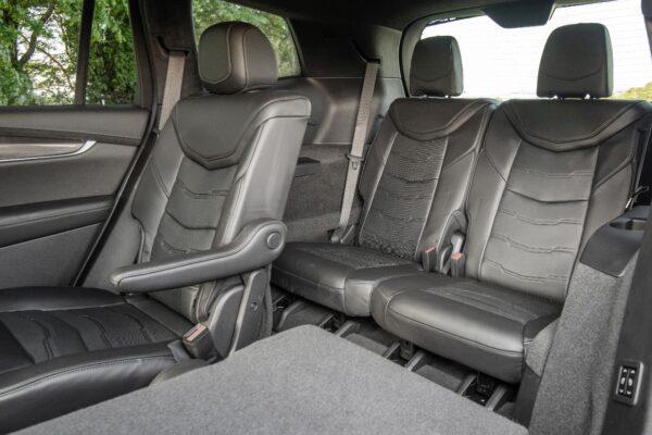 Default 60/40-split second row. (Courtesy of Cadillac)