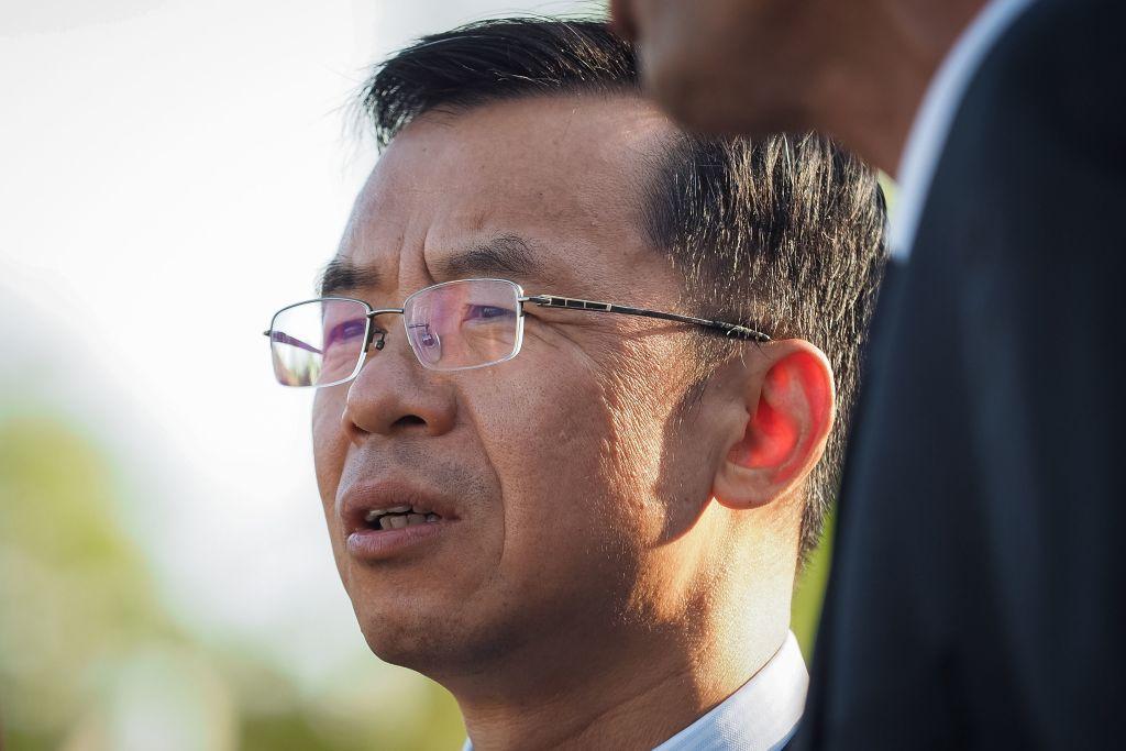 China's ambassador to France Lu Shaye looks on during a visit at the Zoo de Beauval in Saint-Aignan-sur-Cher, central France, on Aug. 26, 2019. (Guillaume Souvant/AFP via Getty Images)