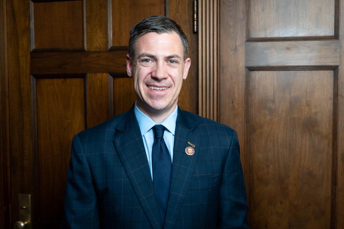  Rep. Jim Banks (R-Ind.) on Capitol Hill on March 27, 2019. (York Du/NTD)