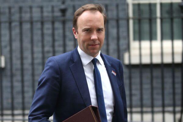 Britain's Health and Social Care Secretary Matt Hancock leaves 10 Downing Street after attending a Cabinet meeting in London on April 23, 2019. (Isabel Infantes / AFP via Getty Images)