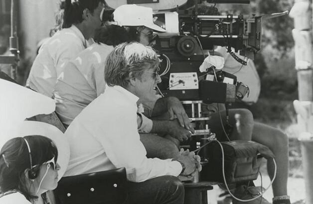 Director Robert Redford at work on the set of "The Milagro Beanfield War." (Universal Pictures)