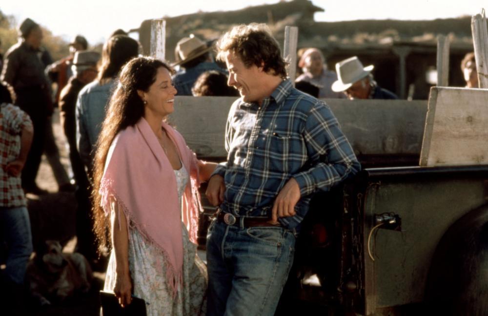 Sônia Braga and John Heard in "The Milagro Beanfield War." (Universal Pictures)