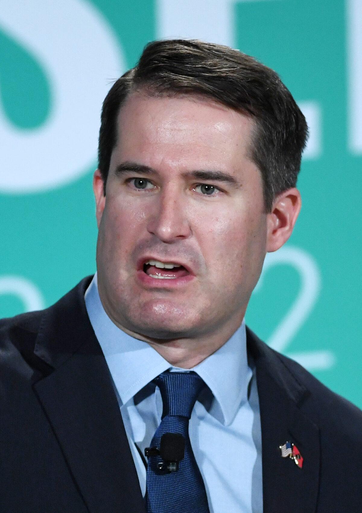 Rep. Seth Moulton (D-Mass.) speaks during the 2020 Public Service Forum hosted by the American Federation of State, County and Municipal Employees (AFSCME) at UNLV in Las Vegas, Nev., on Aug. 3, 2019. (Ethan Miller/Getty Images)
