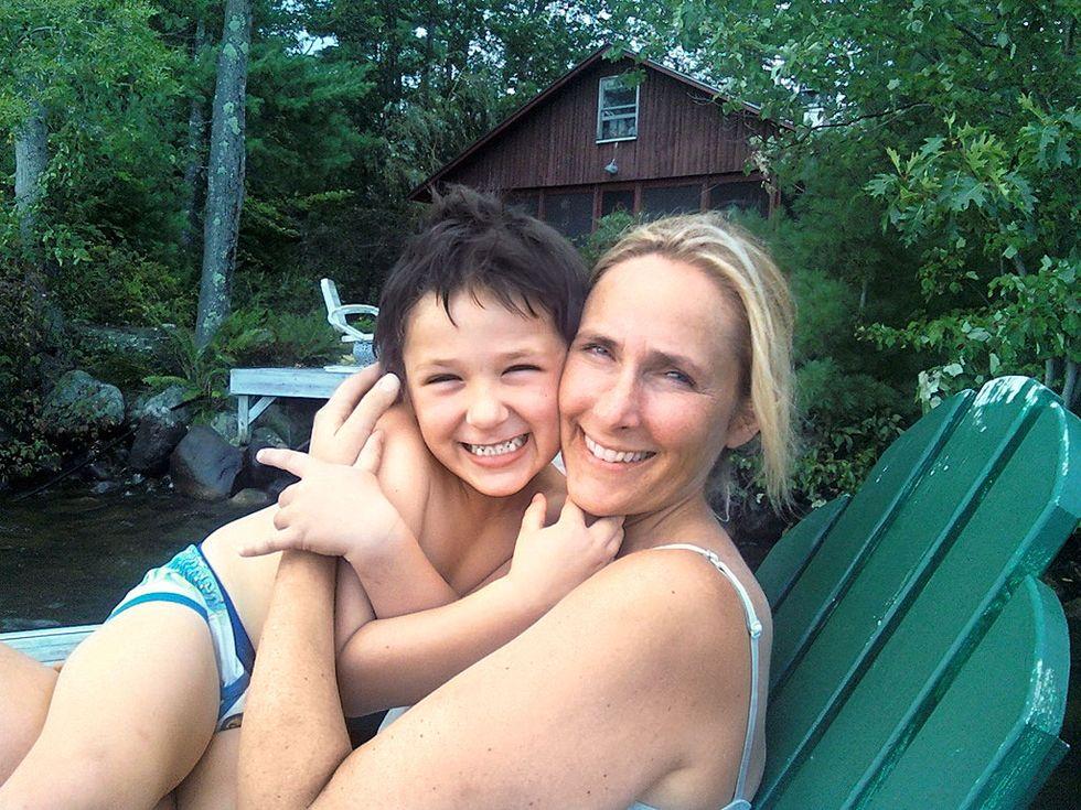 Scarlett Lewis with her son, Jesse. (Photo courtesy of <a href="https://www.facebook.com/scarlett.lewis.336">Scarlett Lewis</a>)
