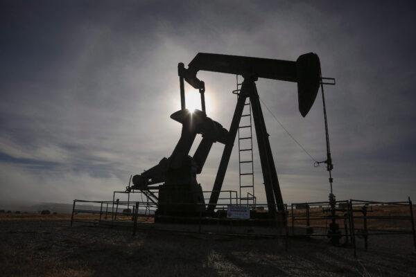 A pumpjack near Cremona, Alta., in this file photo. (The Canadian Press/Jeff McIntosh)