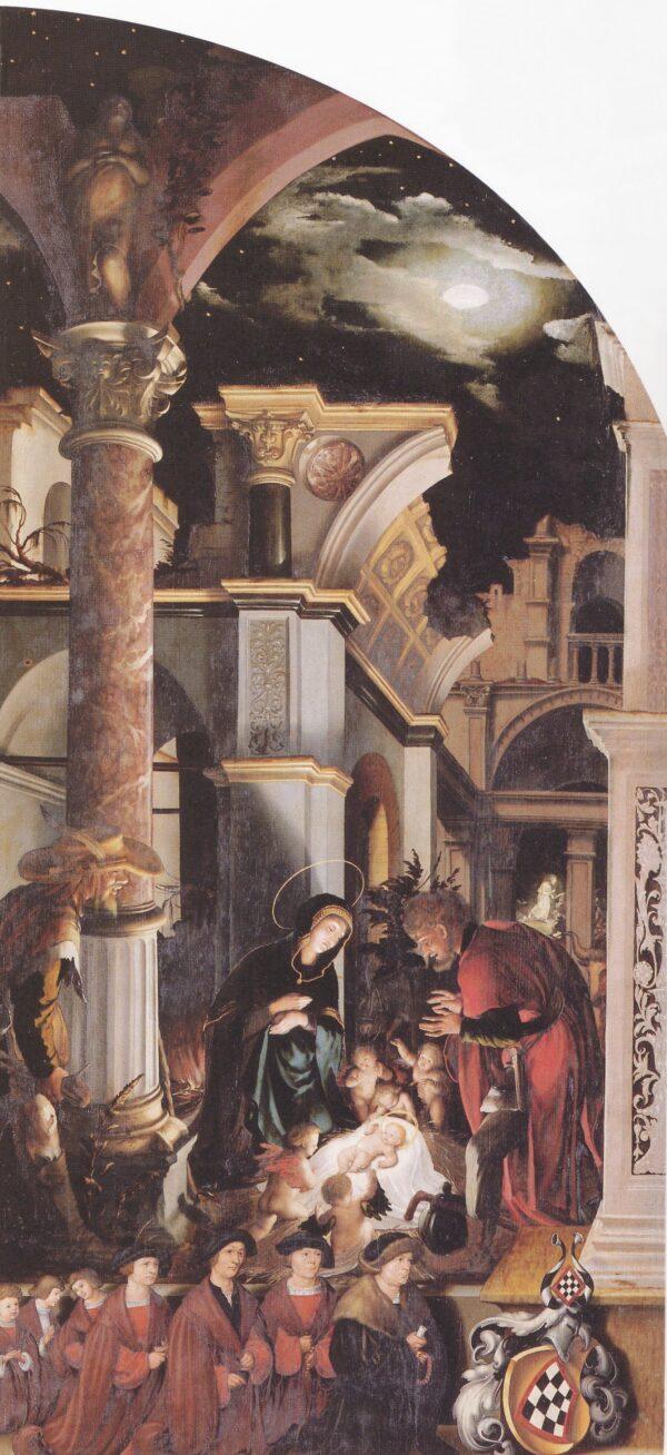 The Oberried Altarpiece, right wing, circa 1521–1522, by Hans Holbein the Younger. University Chapel of the Cathedral, Freiburg im Breisgau. (Public Domain)
