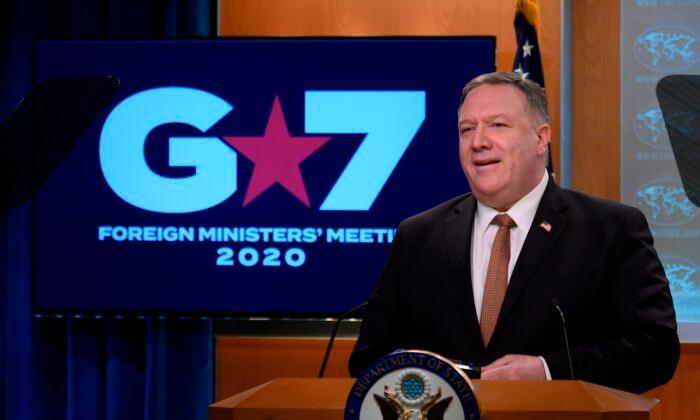 Pompeo: G-7 Countries Agree to Push Back Against Beijing’s Pandemic Disinformation Campaign