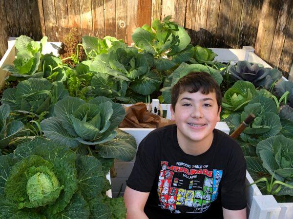 Ian McKenna grows a variety of produce to provide healthy and nutritious food for the hungry. (Courtesy of Ian McKenna)