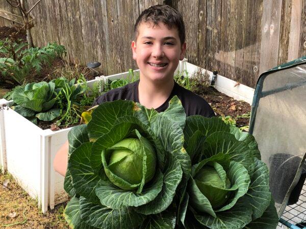 Ian McKenna has been growing produce for those in need since he was in elementary school. (Courtesy of Ian McKenna)