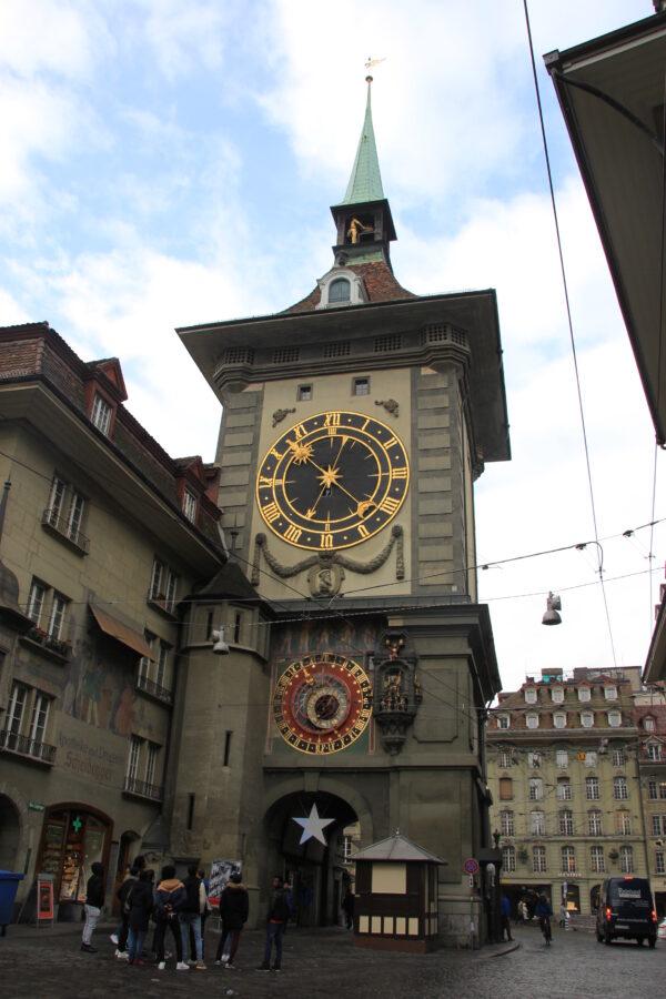 A view of the Zytglogge, Bern's main landmark. (Wibke Carter)
