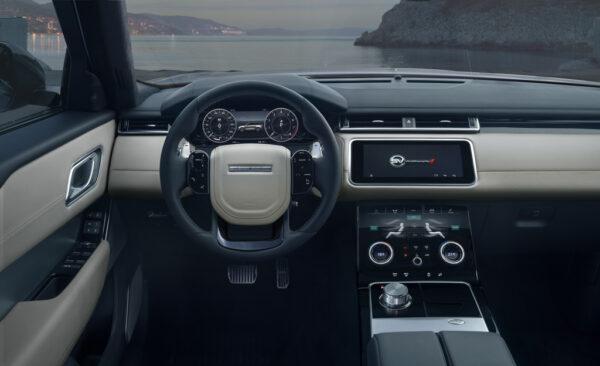 Looking from the driver's seat. (Courtesy of Land Rover)
