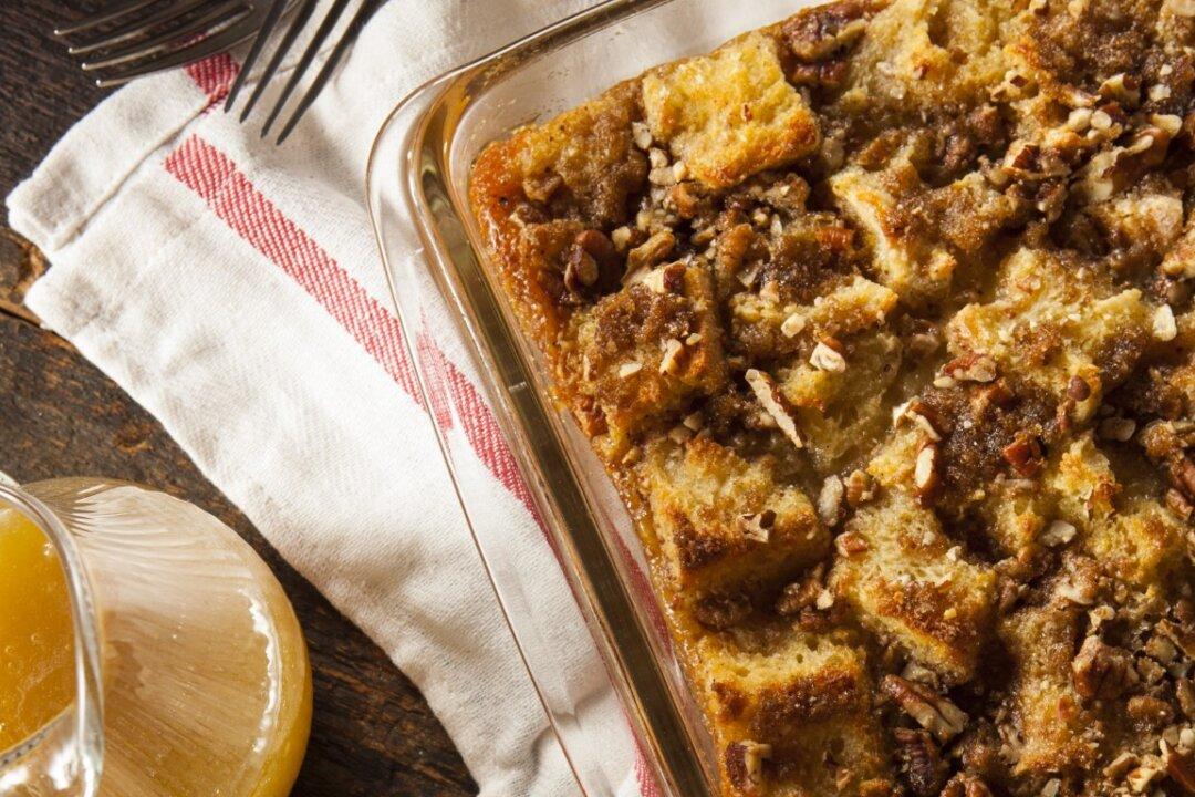 White Chocolate Bread Pudding