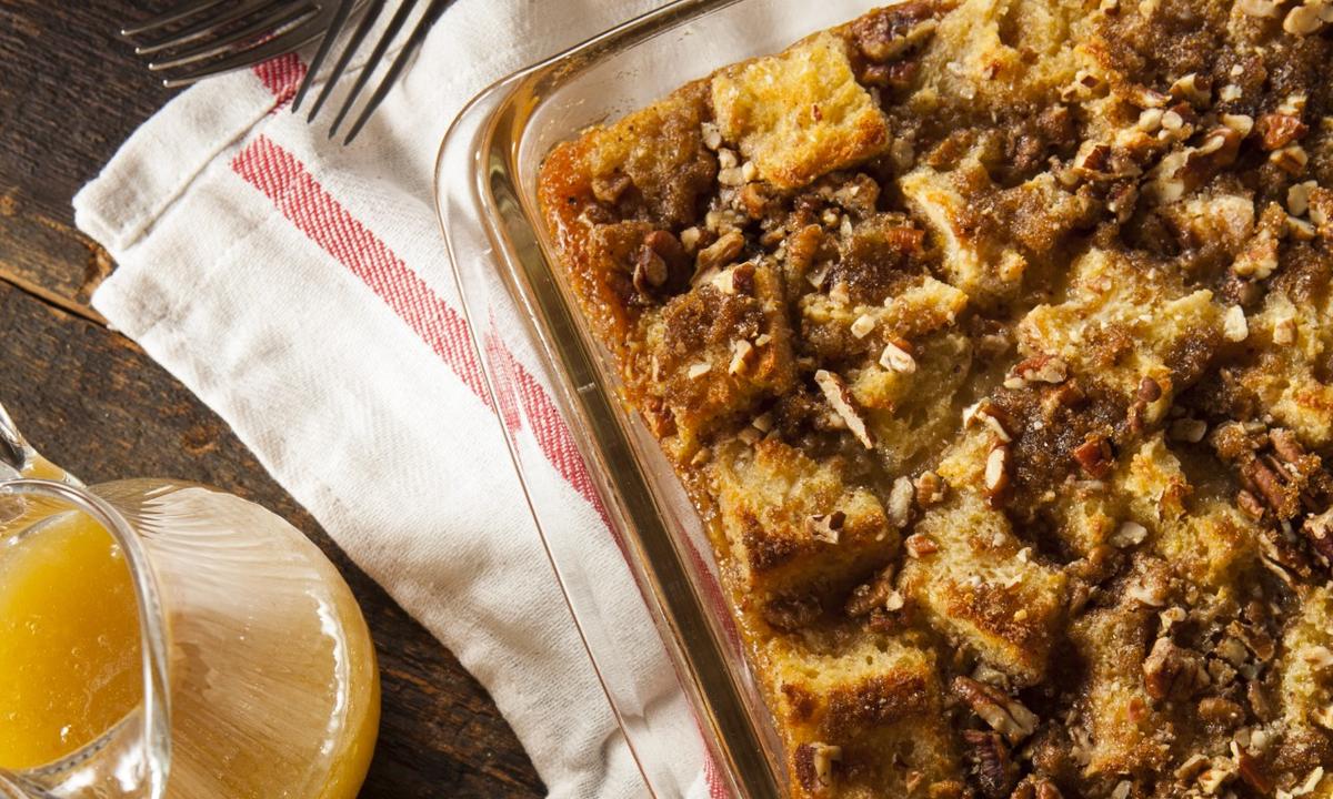 White Chocolate Bread Pudding
