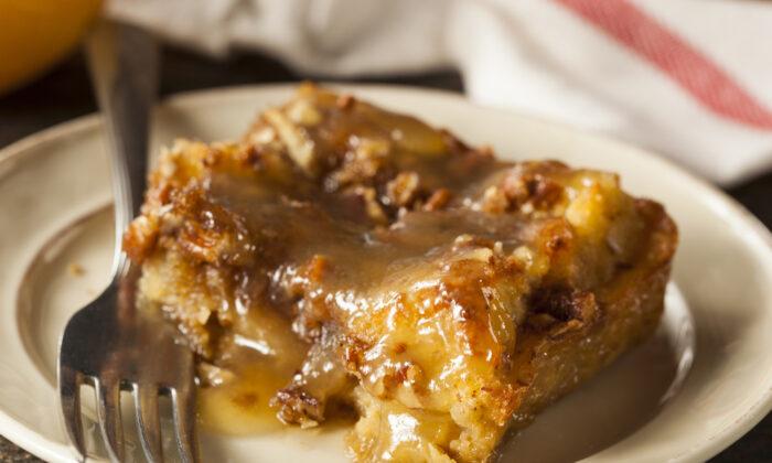 Southern Bread Pudding With Buttered Rum Sauce