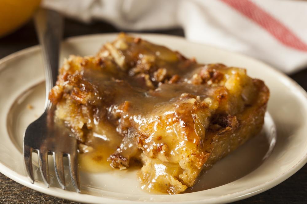 Southern Bread Pudding With Buttered Rum Sauce
