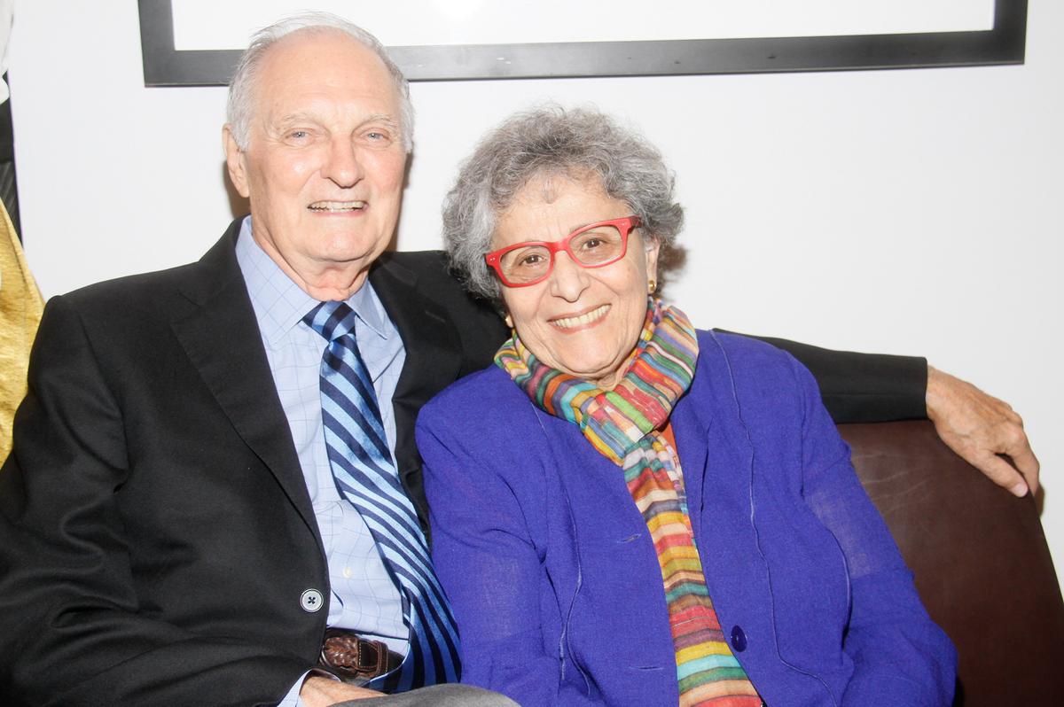Actor Alan Alda and Arlene Alda attend the Premiere Screening of the HBO special "Alan Alda: YoungArts MasterClass" on Sept. 5, 2014, in New York City. (Janette Pellegrini/Getty Images)