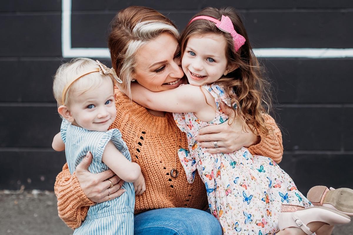 Ashley with her two daughters, Evie and Taylor. (Photo courtesy of <a href="https://iversonfaa.org/">Ashley Iverson</a>)