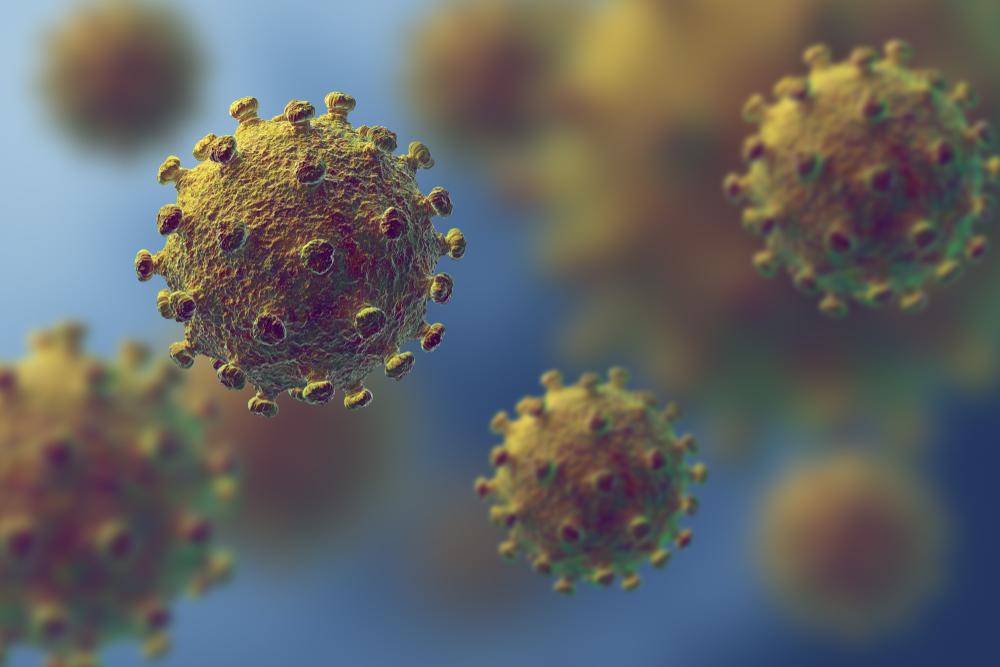 Illustration - Shutterstock | <a href="https://www.shutterstock.com/image-illustration/flu-hiv-coronavirus-floating-fluid-microscopic-1619828074">Shawn Hempel </a>