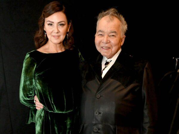 Fiona Whelan (L) and John Prine attend the 62nd Annual GRAMMY Awards at Staples Center in Los Angeles, Calif., on Jan. 26, 2020. (Kevin Winter/Getty Images for The Recording Academy)