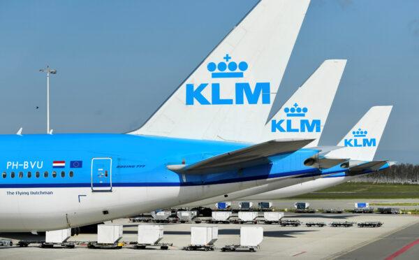 Dutch airline KLM recently suffered a baggage system malfunction. This 2020 file photo was taken in Amsterdam. (Piroschka van de Wouw/Reuters)