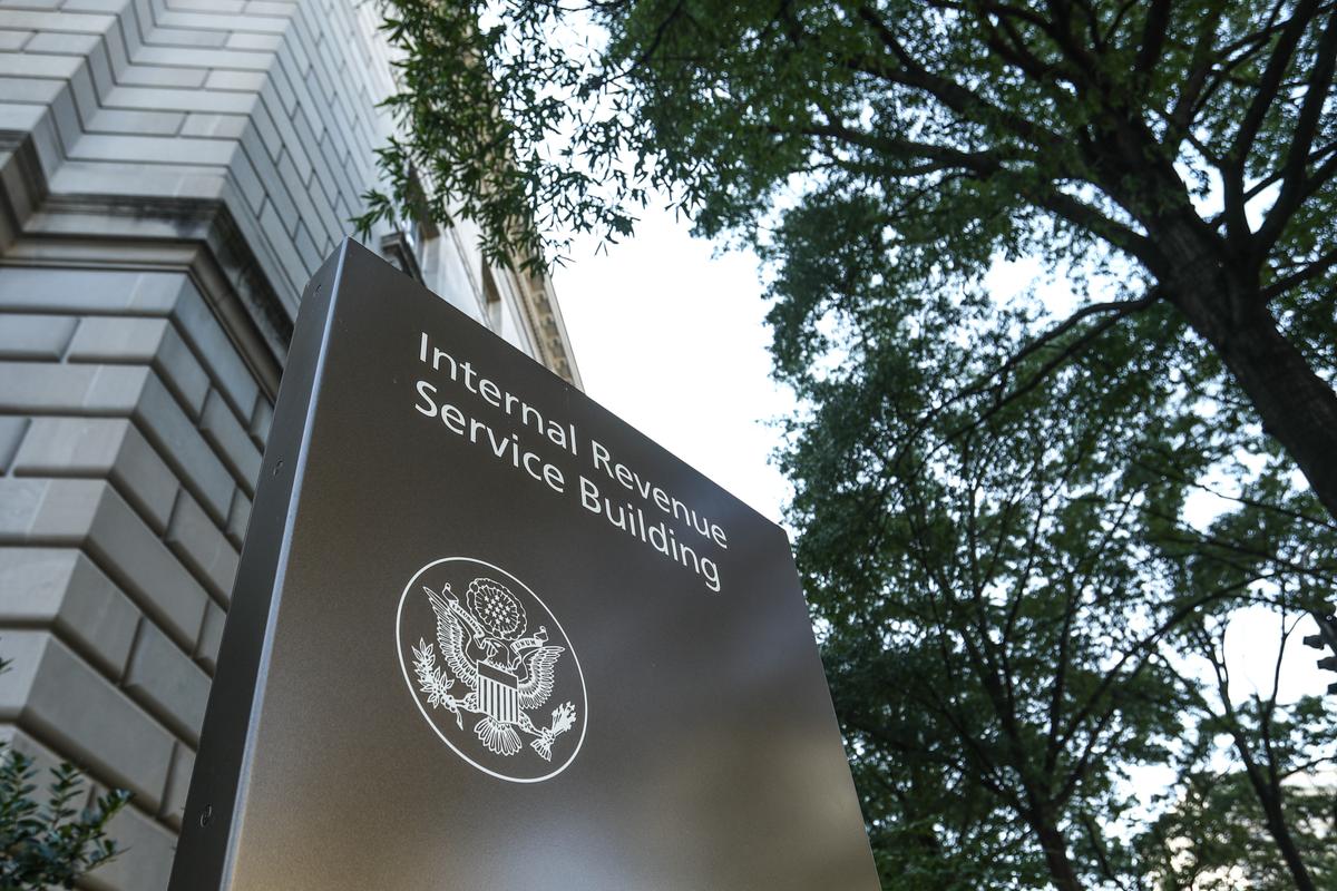 Internal Revenue Service Headquarters Building in Washington on Sept. 19, 2018. (Samira Bouaou/The Epoch Times)